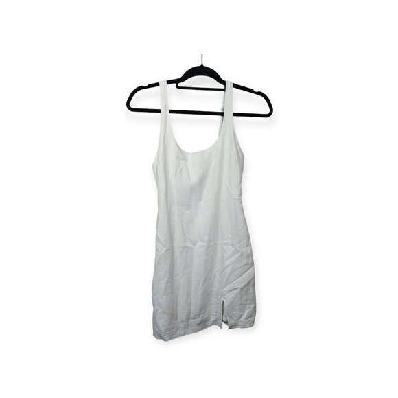 Abercrombie & Fitch Dresses & Skirts - Abercrombie and Fitch White Thin Strap Dress SZ XS Tie Waist Bridal Mini